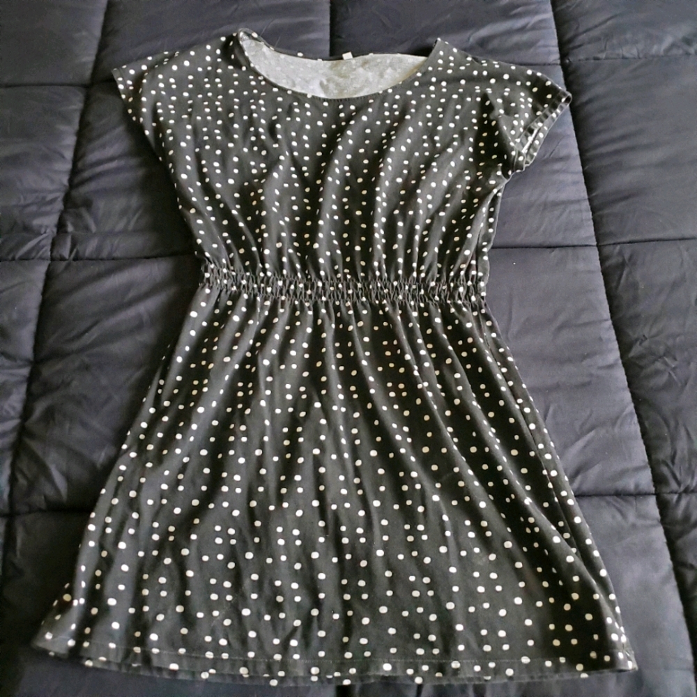 Black and white dots Dress